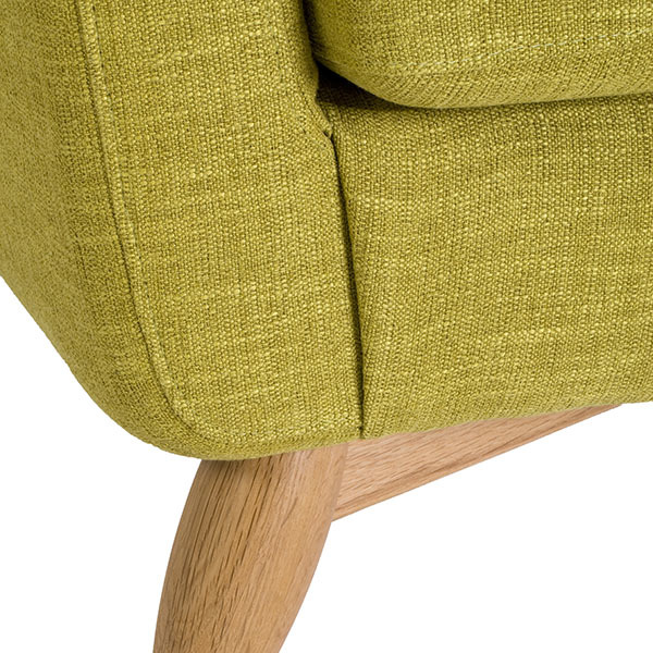 Ercol Cosenza Small Fabric Sofa, Green – image 6