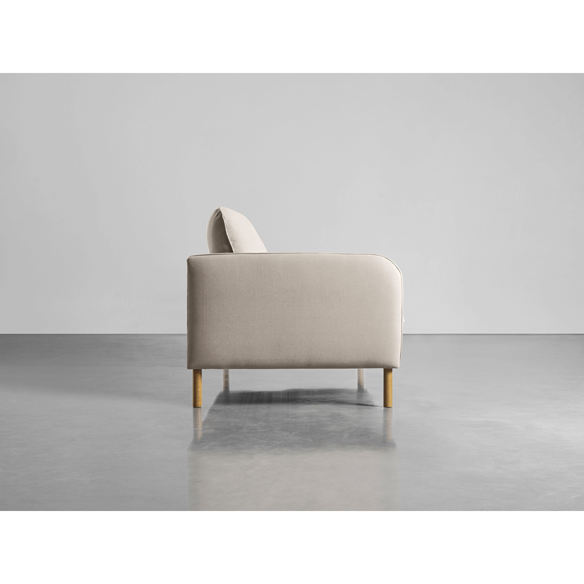 Scandi Midi Sofa Birch Linen Cotton Blend – image 2