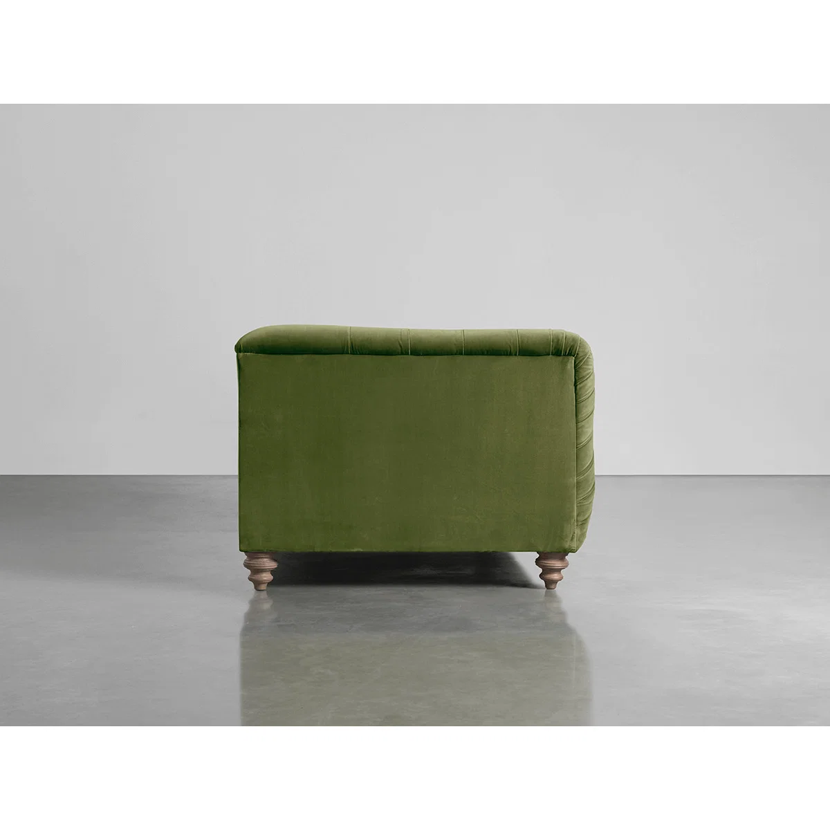Buttoned Grand Sofa Moss Cotton Velvet – image 2