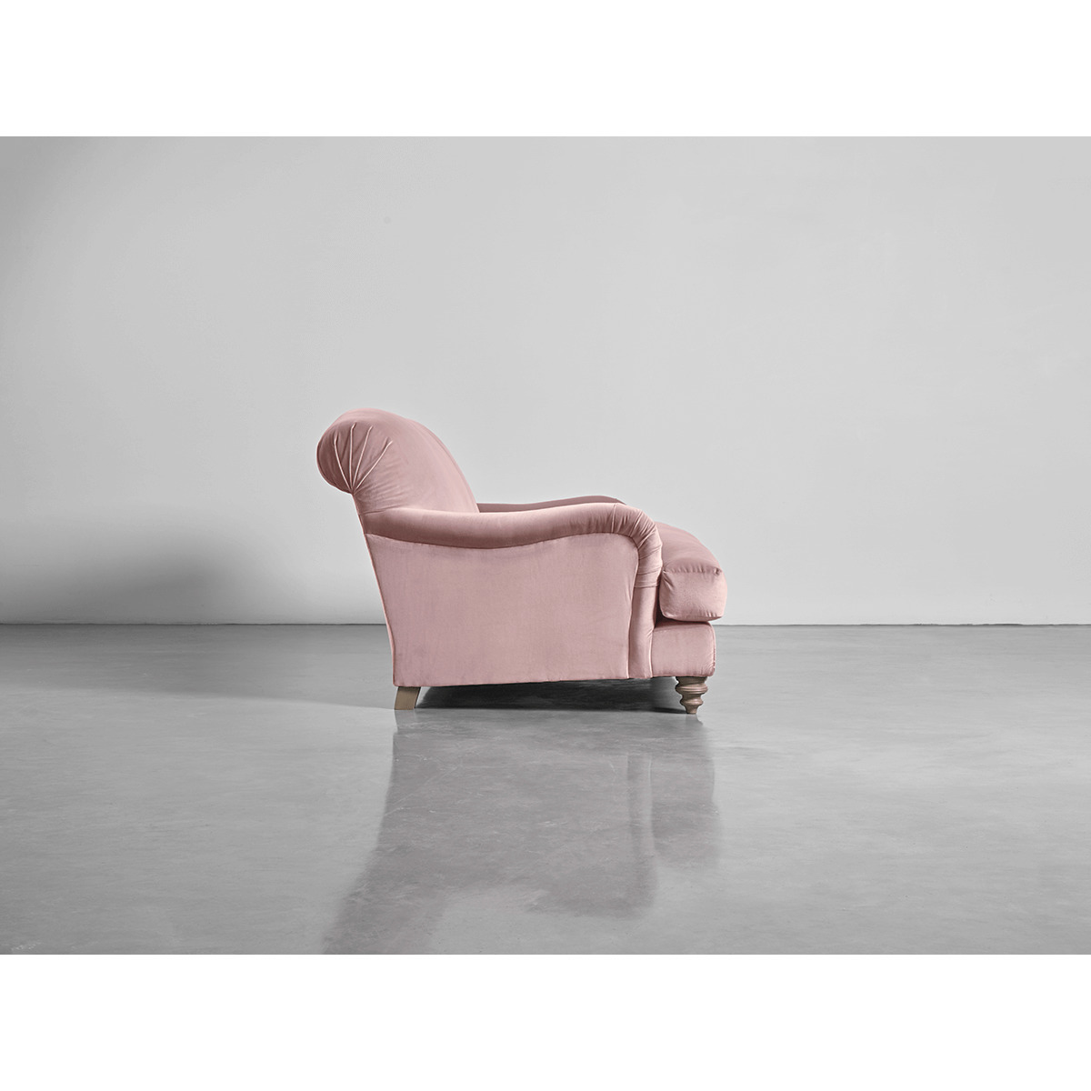 Cosy Petite Sofa Blush Cotton Velvet – image 2