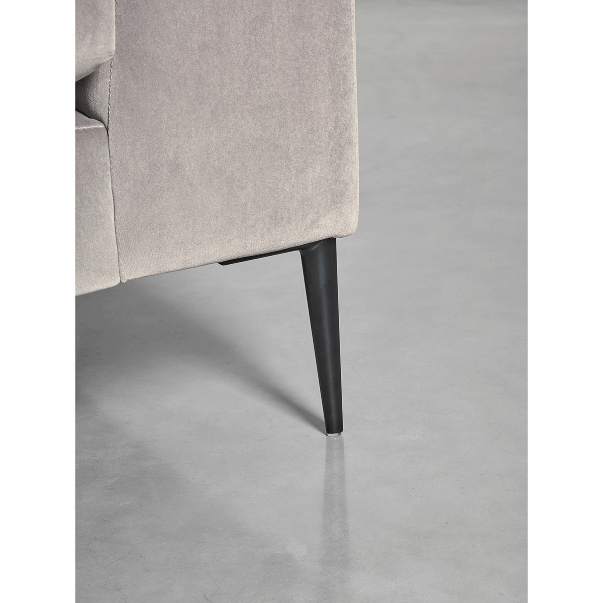 Milano Midi Sofa Swedish Grey Cotton Velvet – image 7