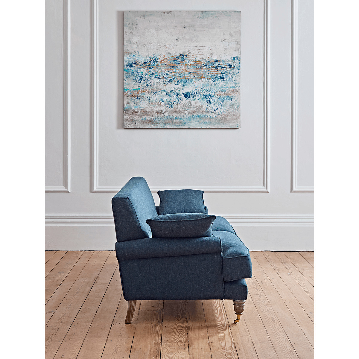 Herringbone Sofa - Blue – image 2
