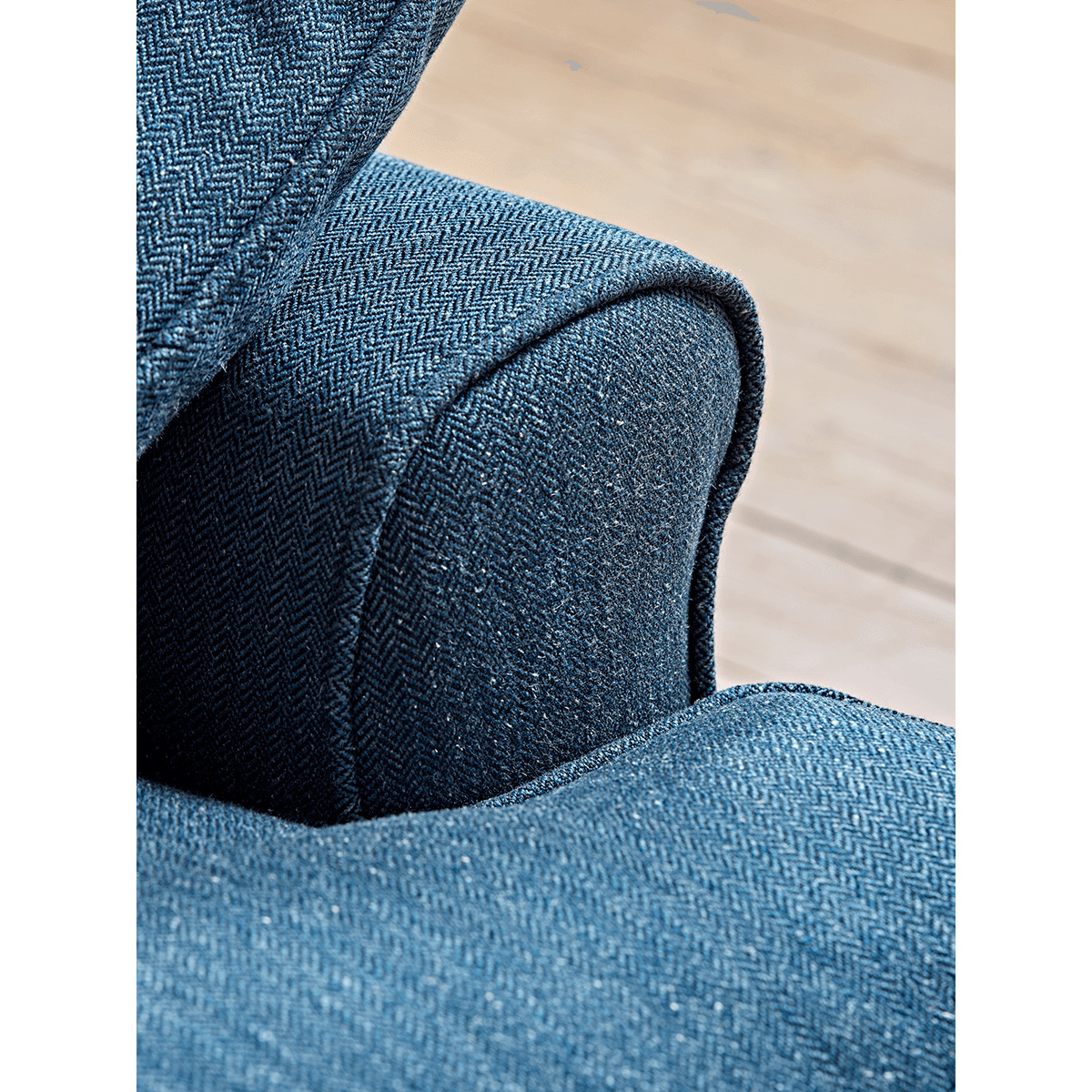Herringbone Sofa - Blue – image 5