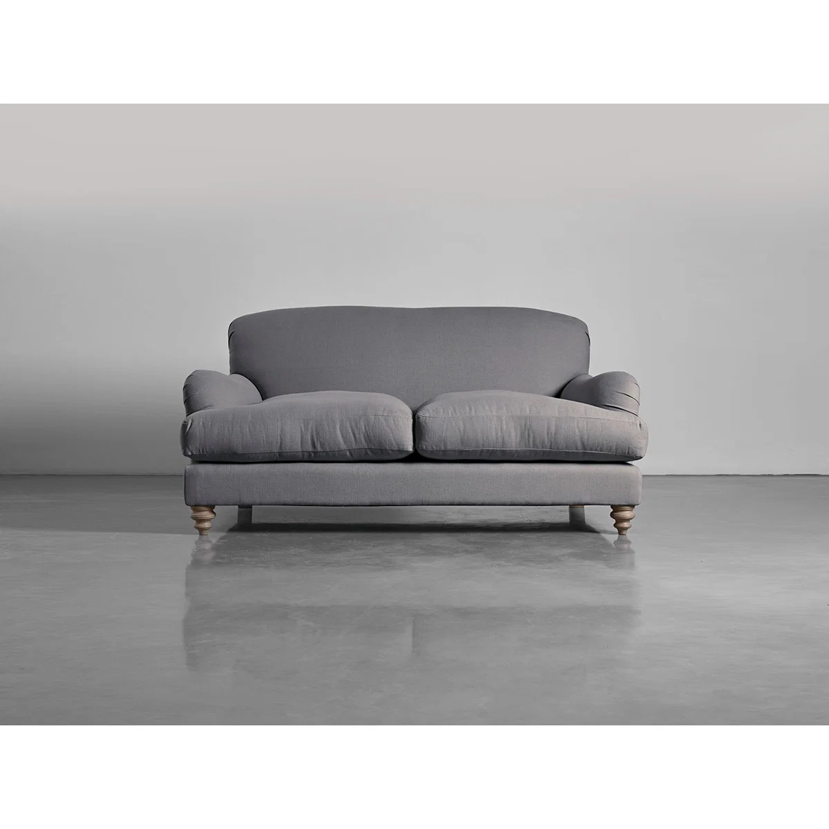 Cosy Midi Sofa Smoke Linen Cotton Blend – image 1