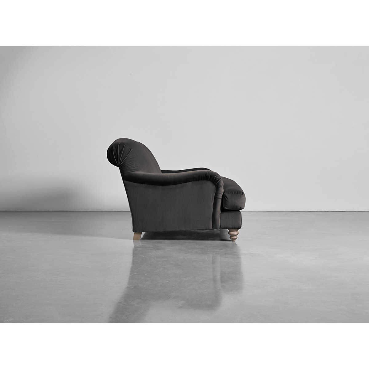 Cosy Petite Sofa Slate Cotton Velvet – image 2