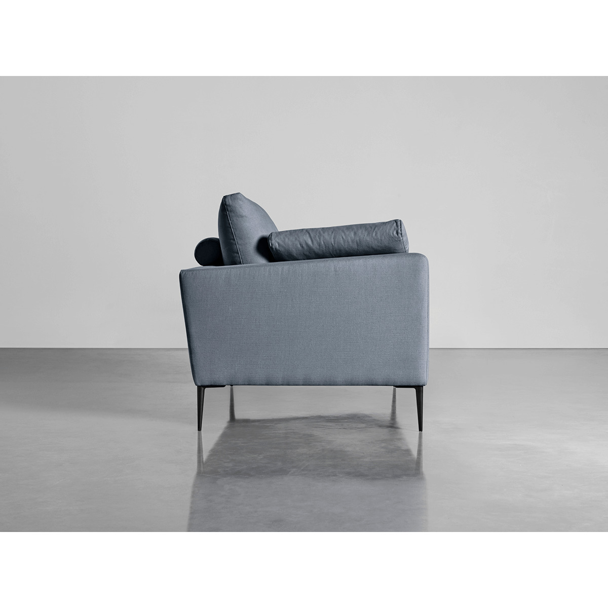 Milano Midi Sofa French Blue Linen Cotton Blend – image 2