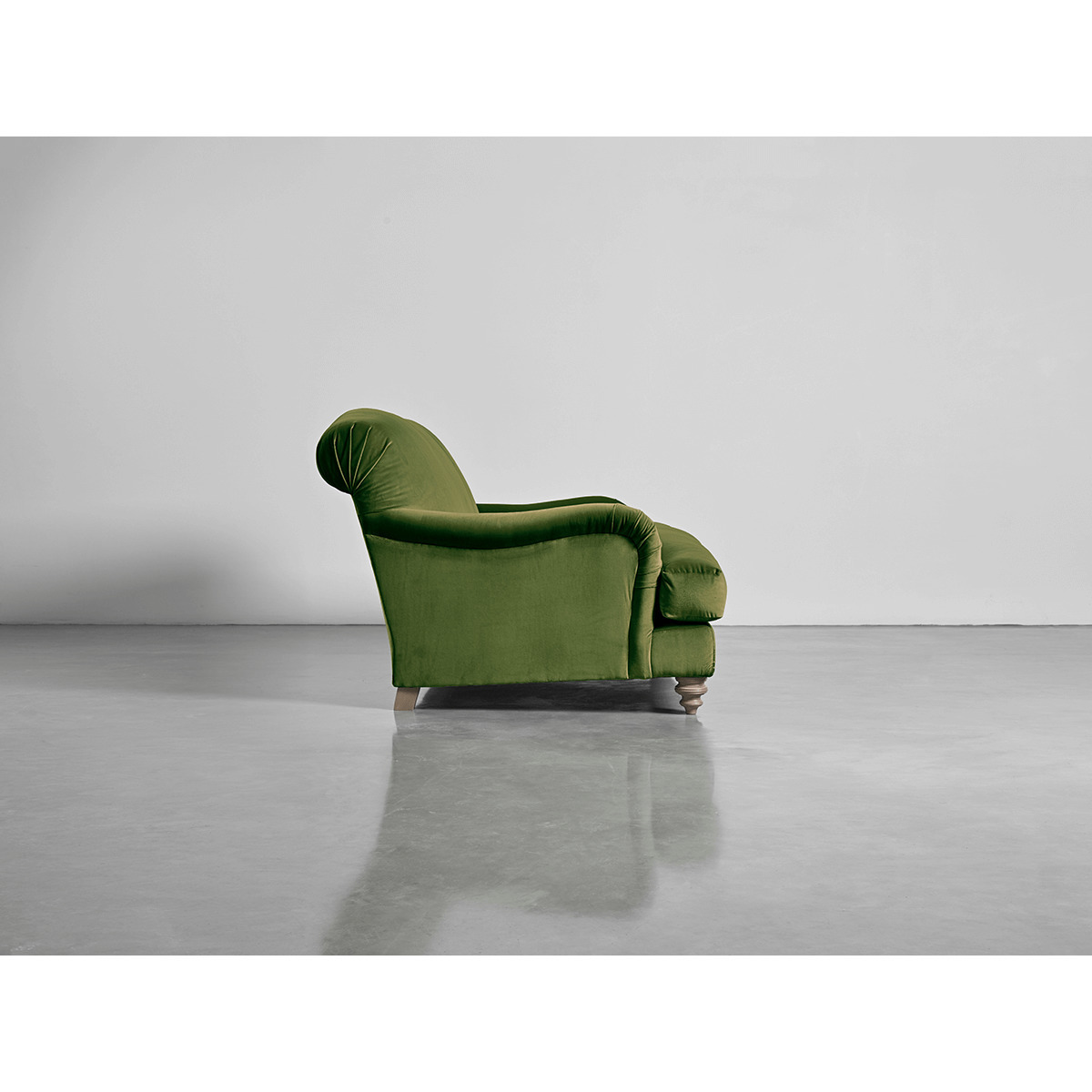 Cosy Petite Sofa Moss Cotton Velvet – image 2