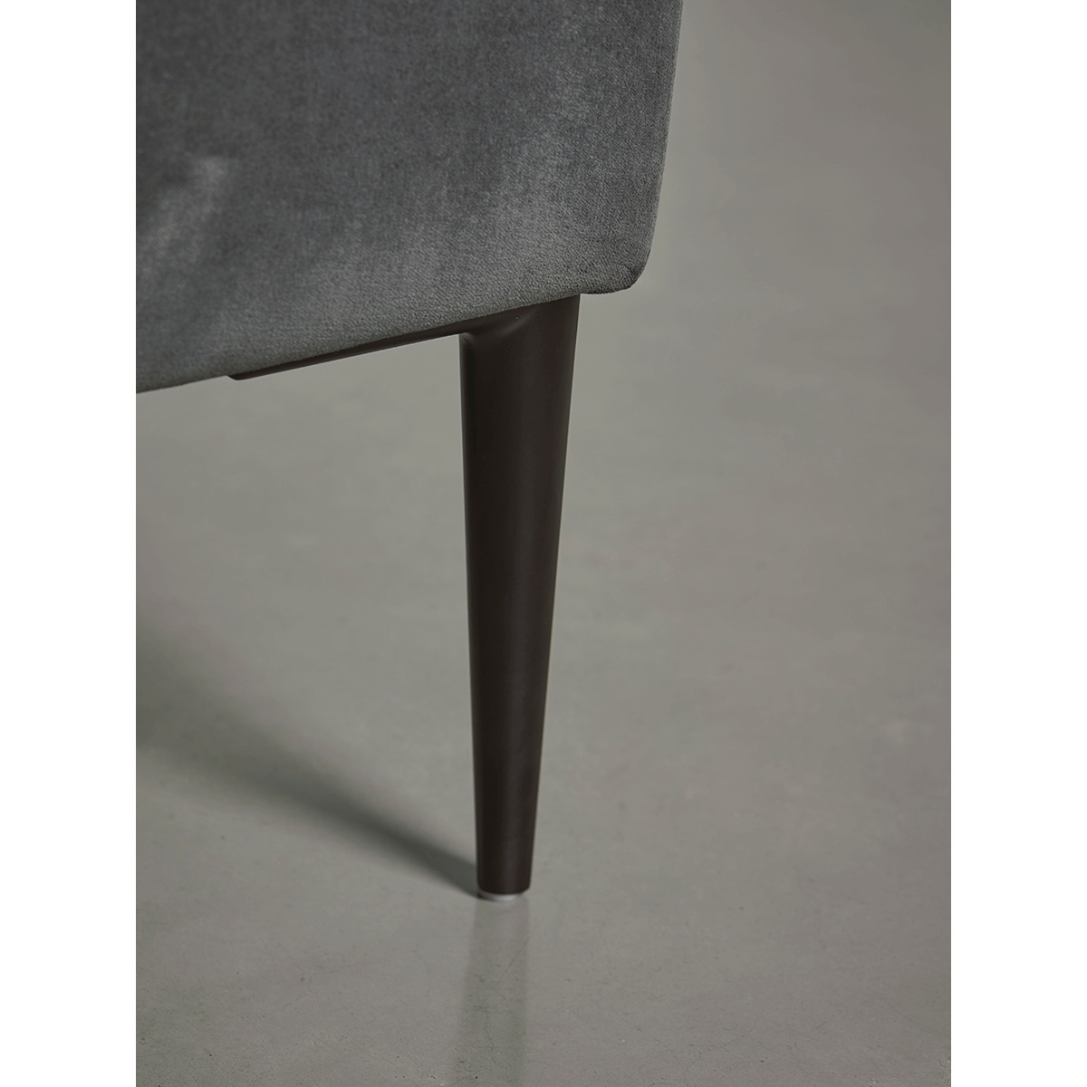 Milano Grand Sofa Slate Cotton Velvet – image 5