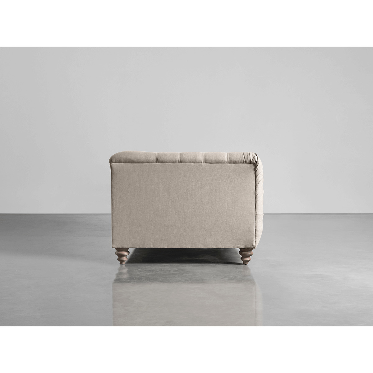 Buttoned Grand Sofa Birch Linen Cotton Blend – image 2