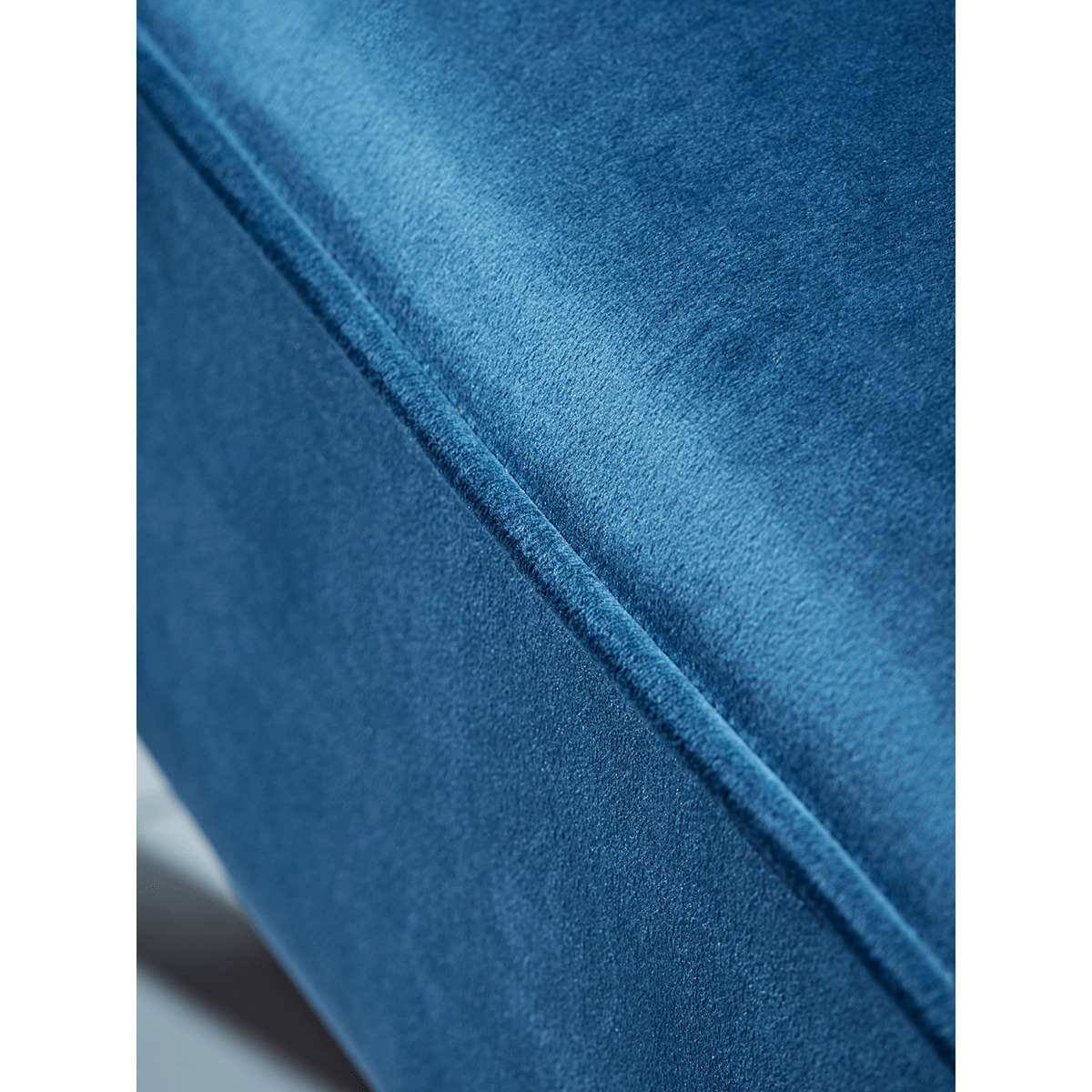 Fluted Velvet Sofa - Blue – image 6