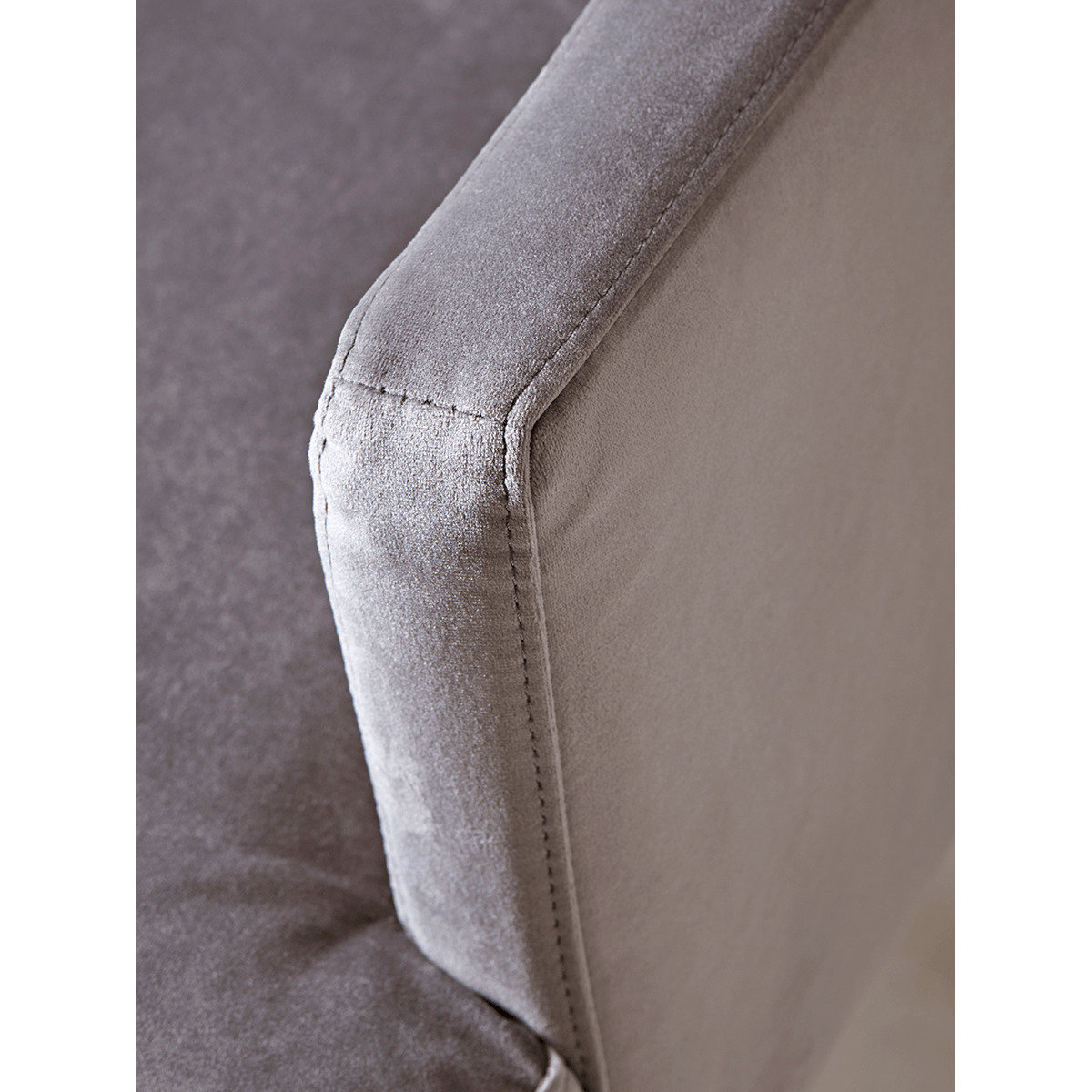 NEW Lisbet Occasional Sofa - Grey Velvet – image 5