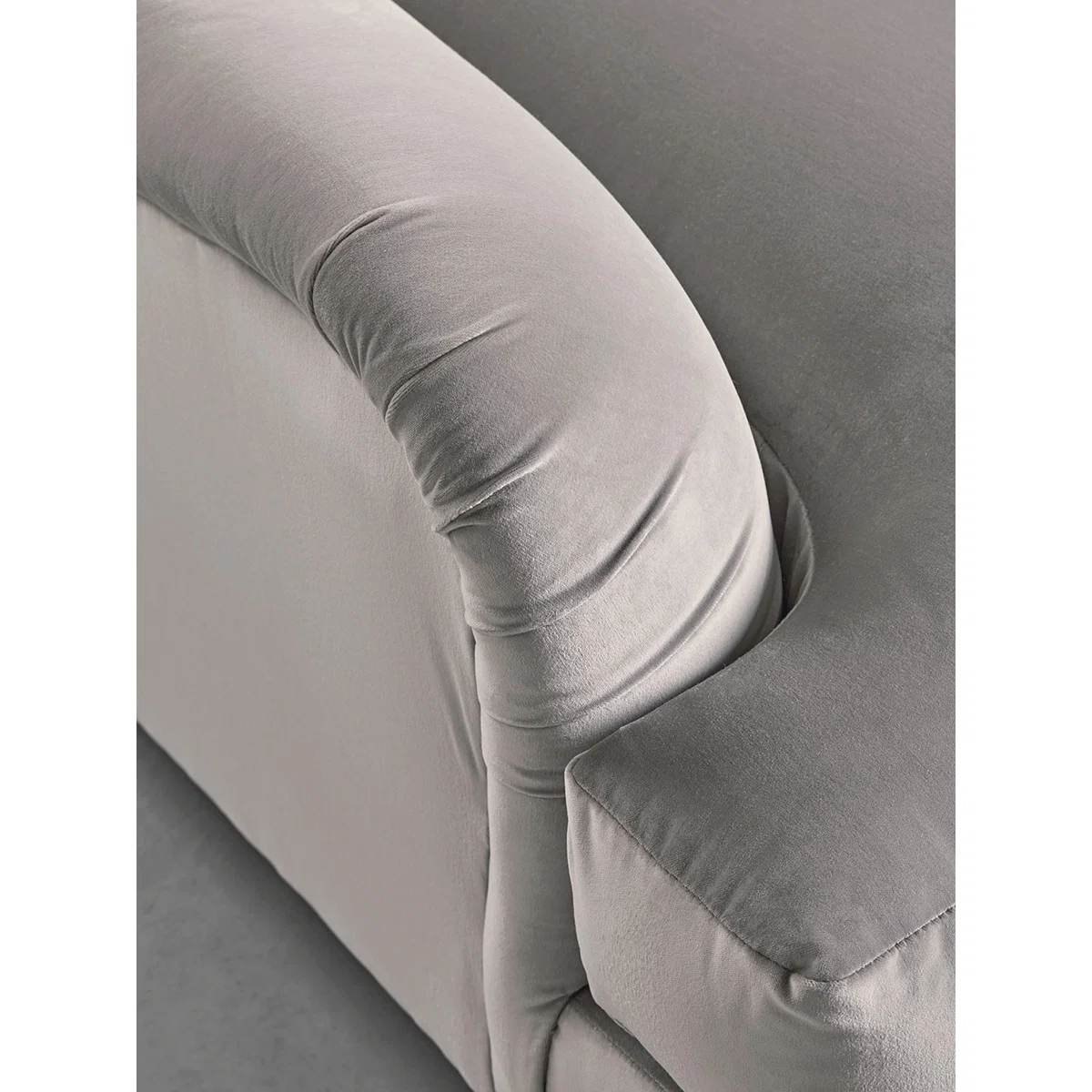 Cosy Midi Sofa Swedish Grey Cotton Velvet – image 3