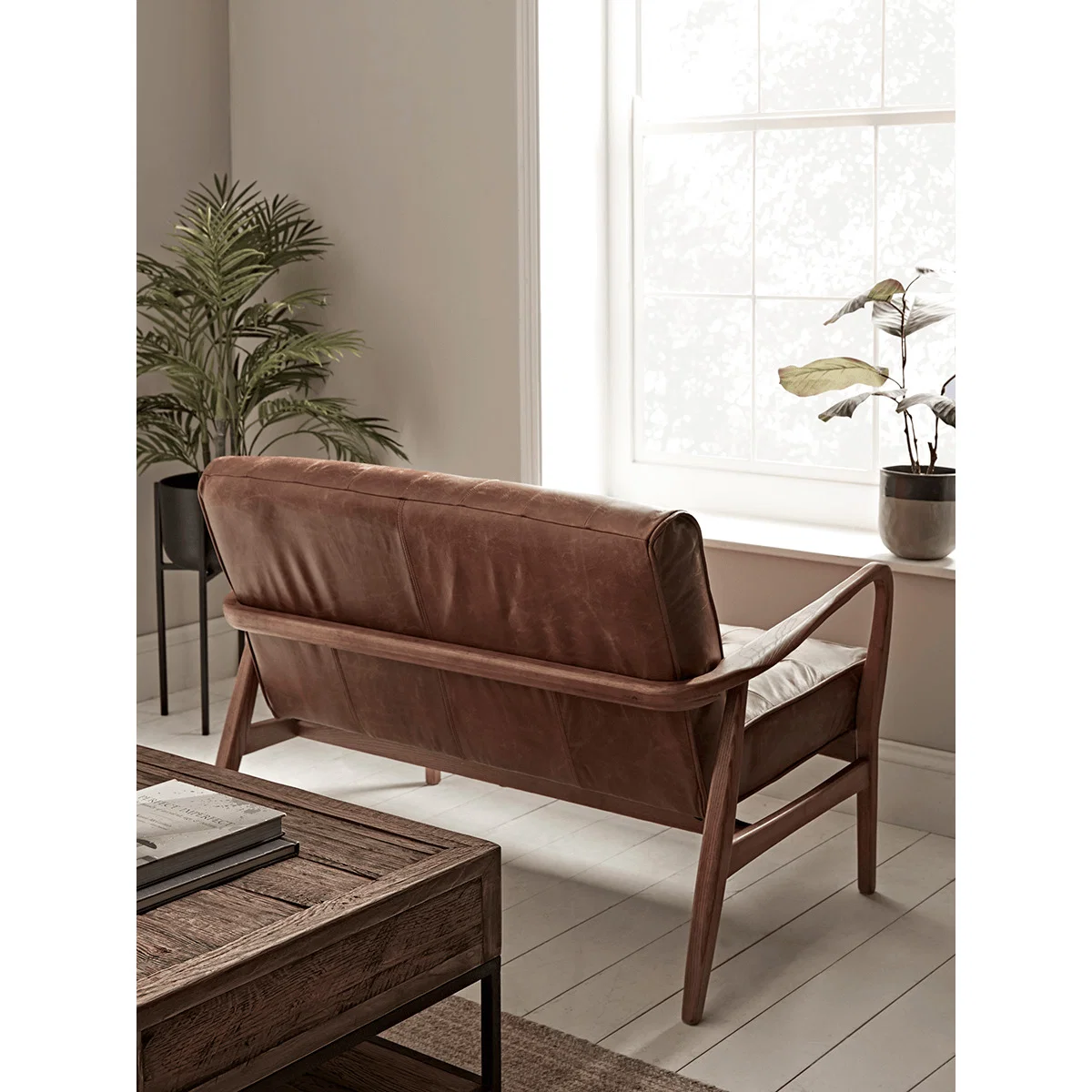 Mid Century Sofa - Leather – image 2