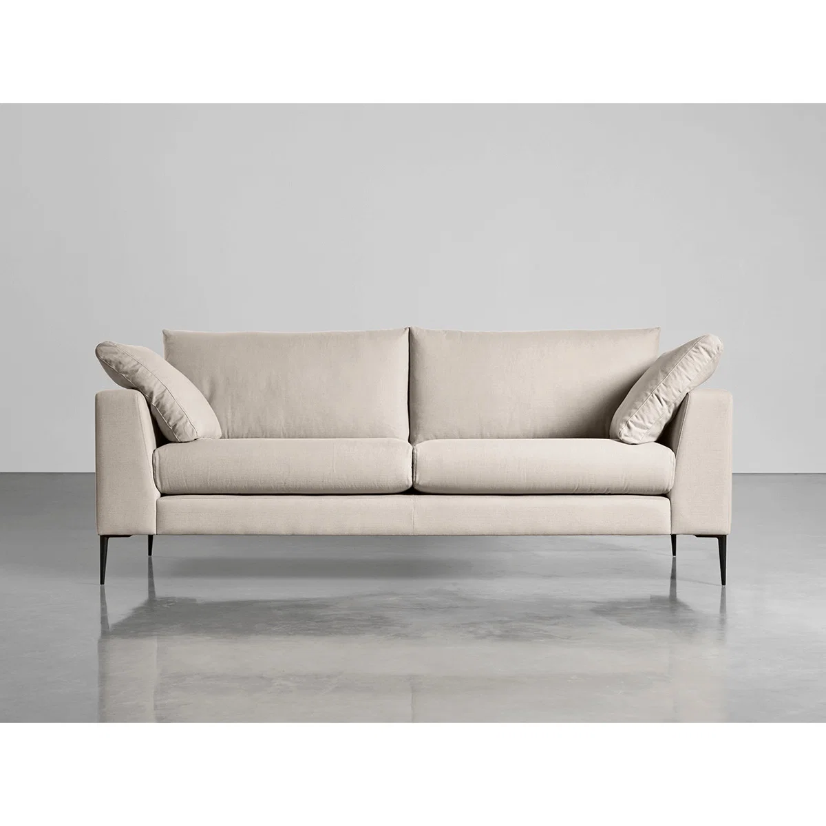 Milano Midi Sofa Birch Linen Cotton Blend – image 1