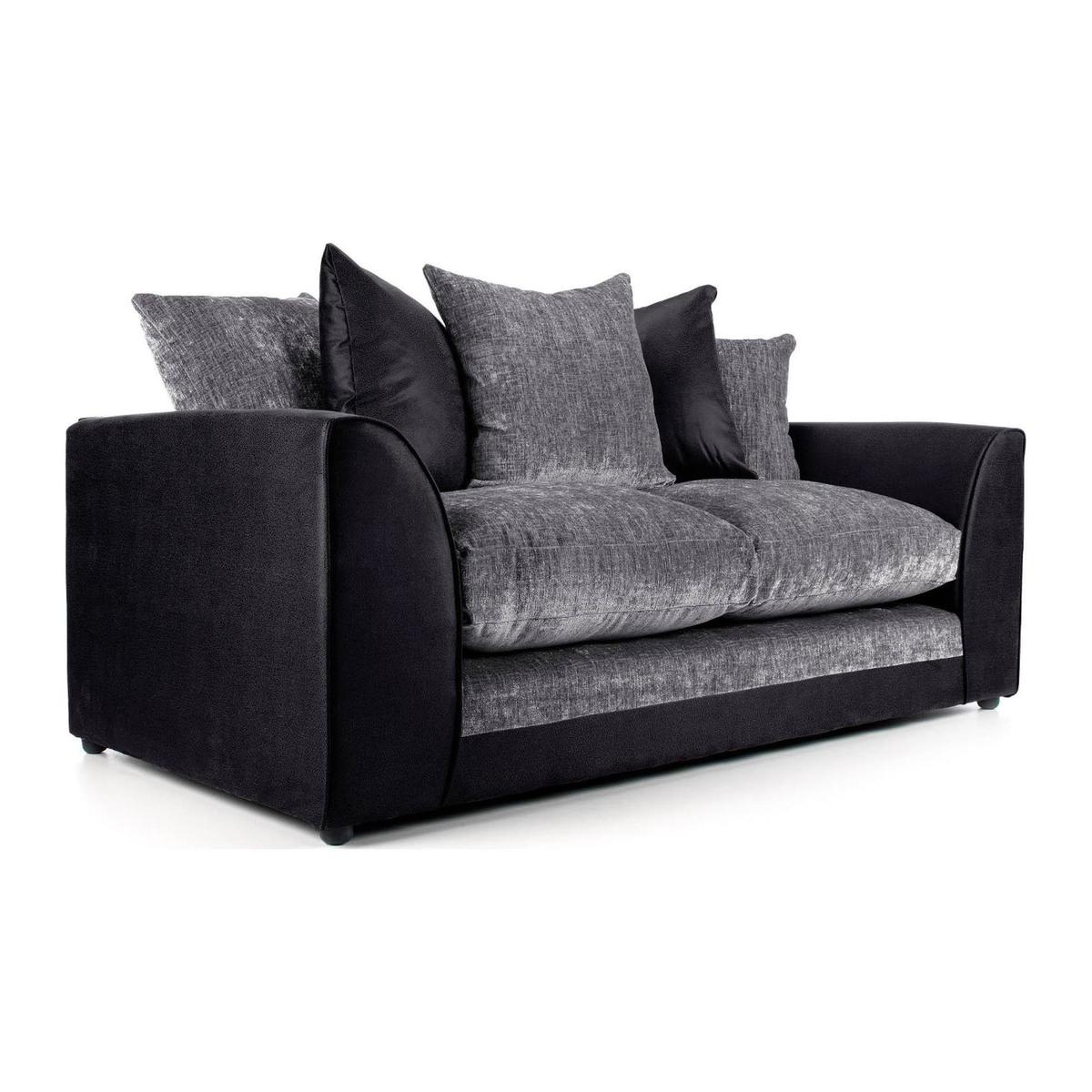 Denver 2 Seater Sofa Bed Brown And Beige – image 1