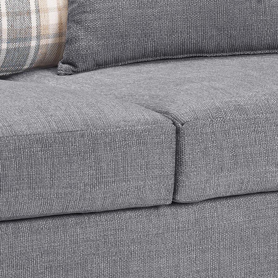 Nevada Fabric 3 Seater Sofabed Grey – image 3