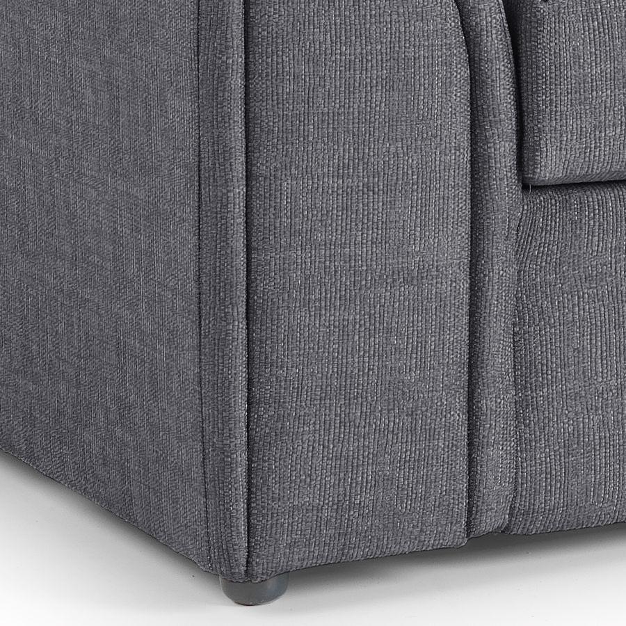 Nevada Fabric 3 Seater Sofabed Grey – image 5