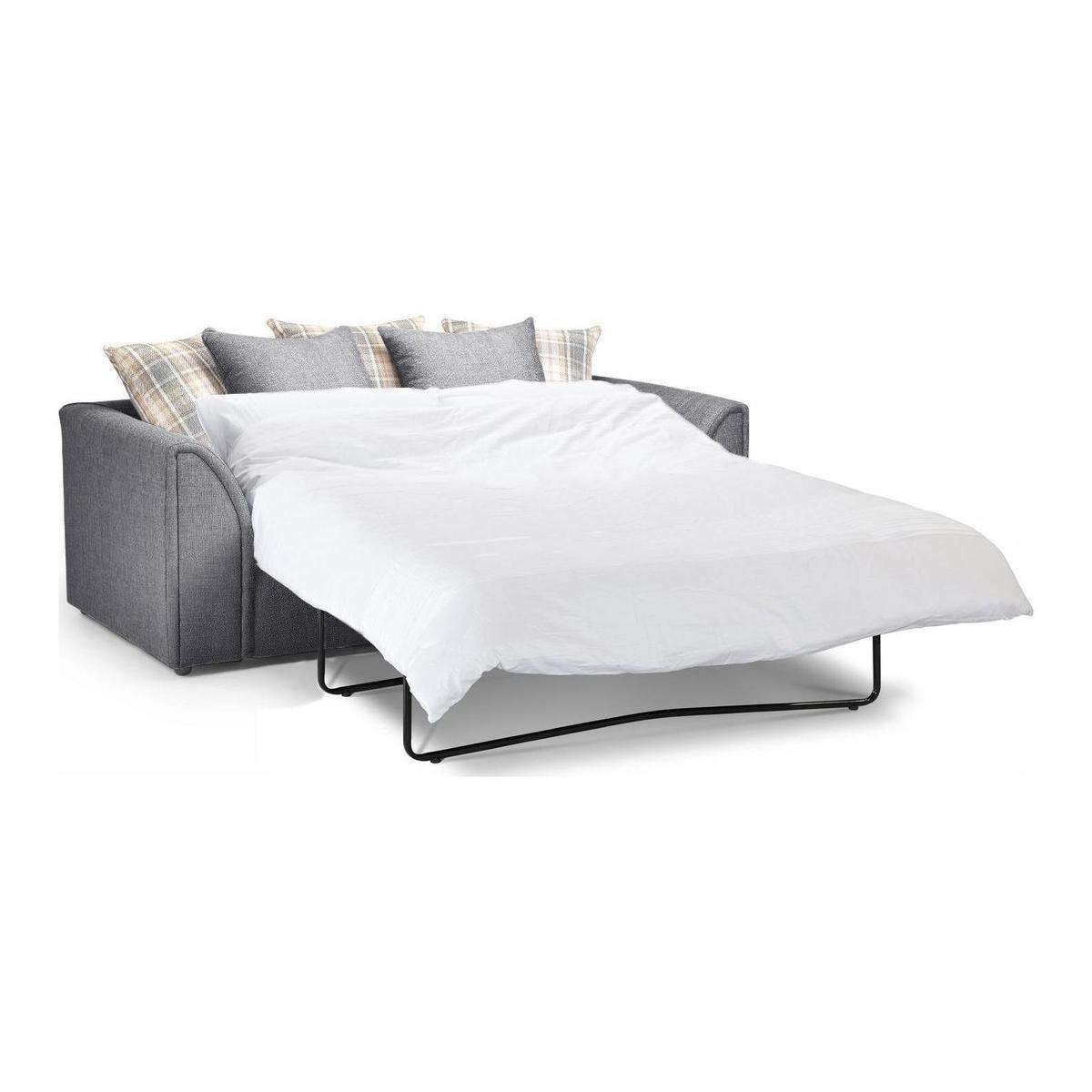 Nevada Fabric 3 Seater Sofabed Grey – image 2