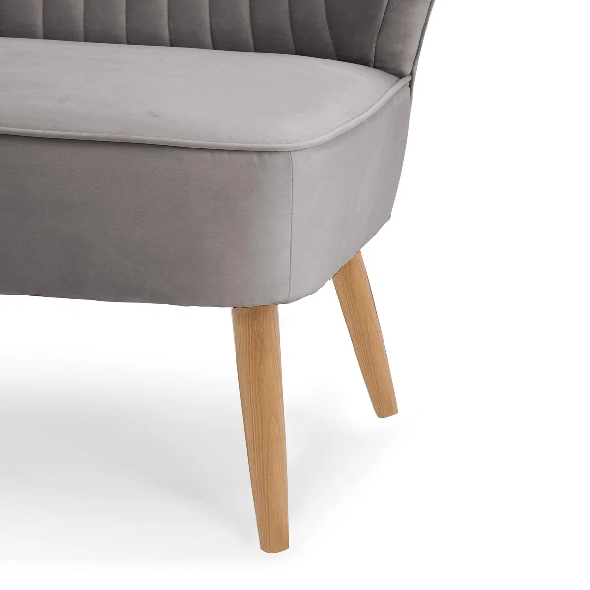 Eva 2 Seater Cocktail Sofa - Light Grey Light Grey – image 4