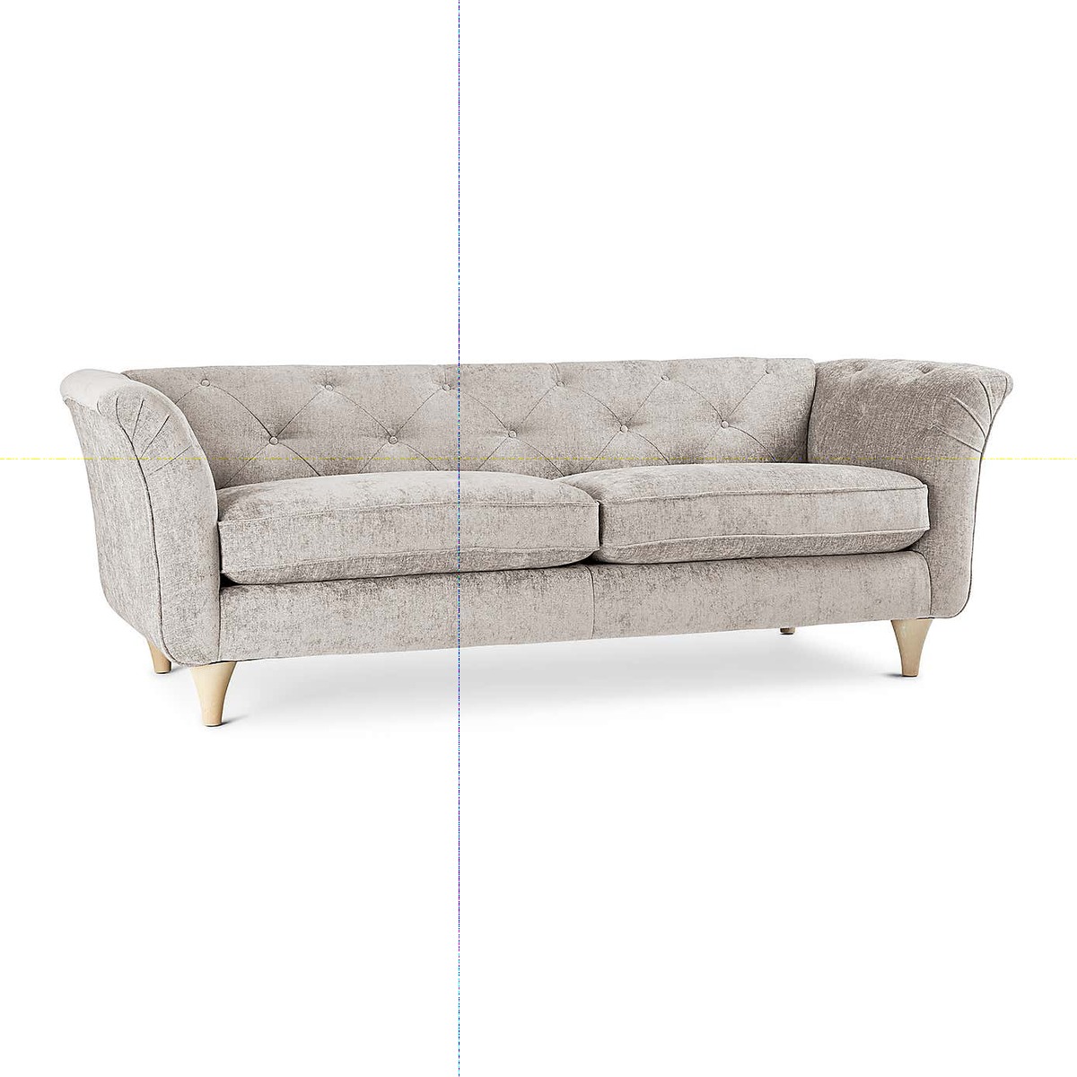Jaipur Medium Sofa Luxury Chenille Premium Chenille Grey – image 2