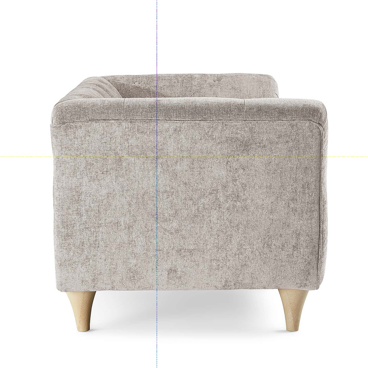Jaipur Medium Sofa Luxury Chenille Premium Chenille Grey – image 3