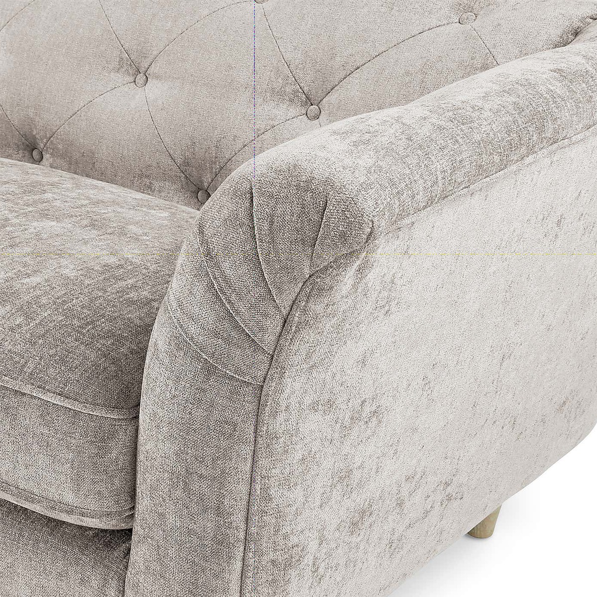 Jaipur Medium Sofa Luxury Chenille Premium Chenille Grey – image 6