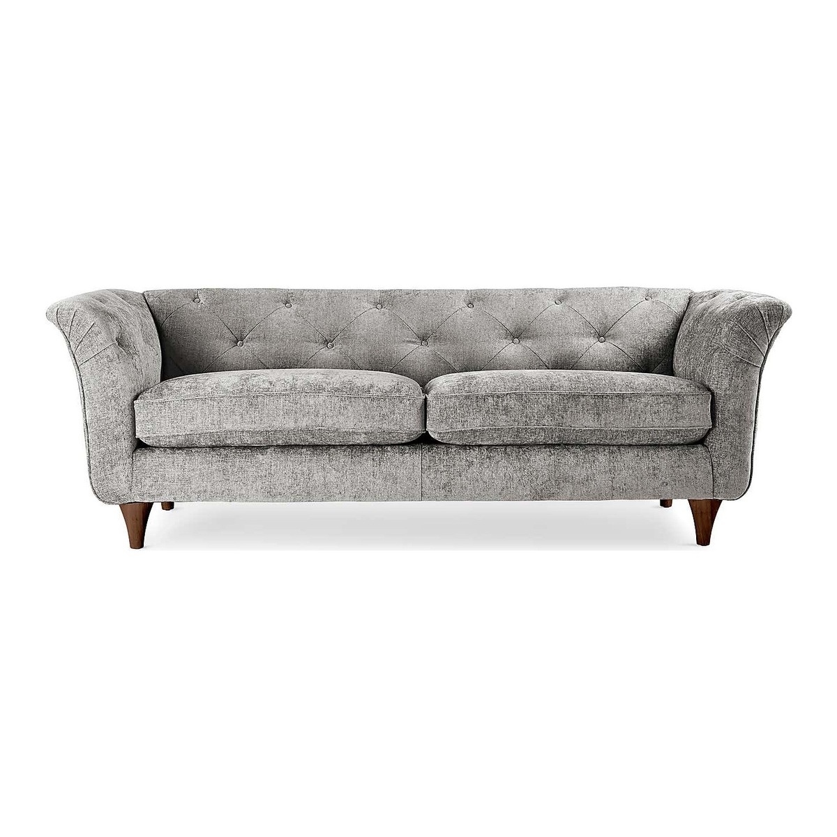 Jaipur Medium Sofa Luxury Chenille Premium Chenille Grey – image 1