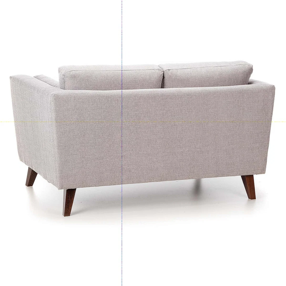 Sam Fabric 2 Seater Sofa Silver – image 7