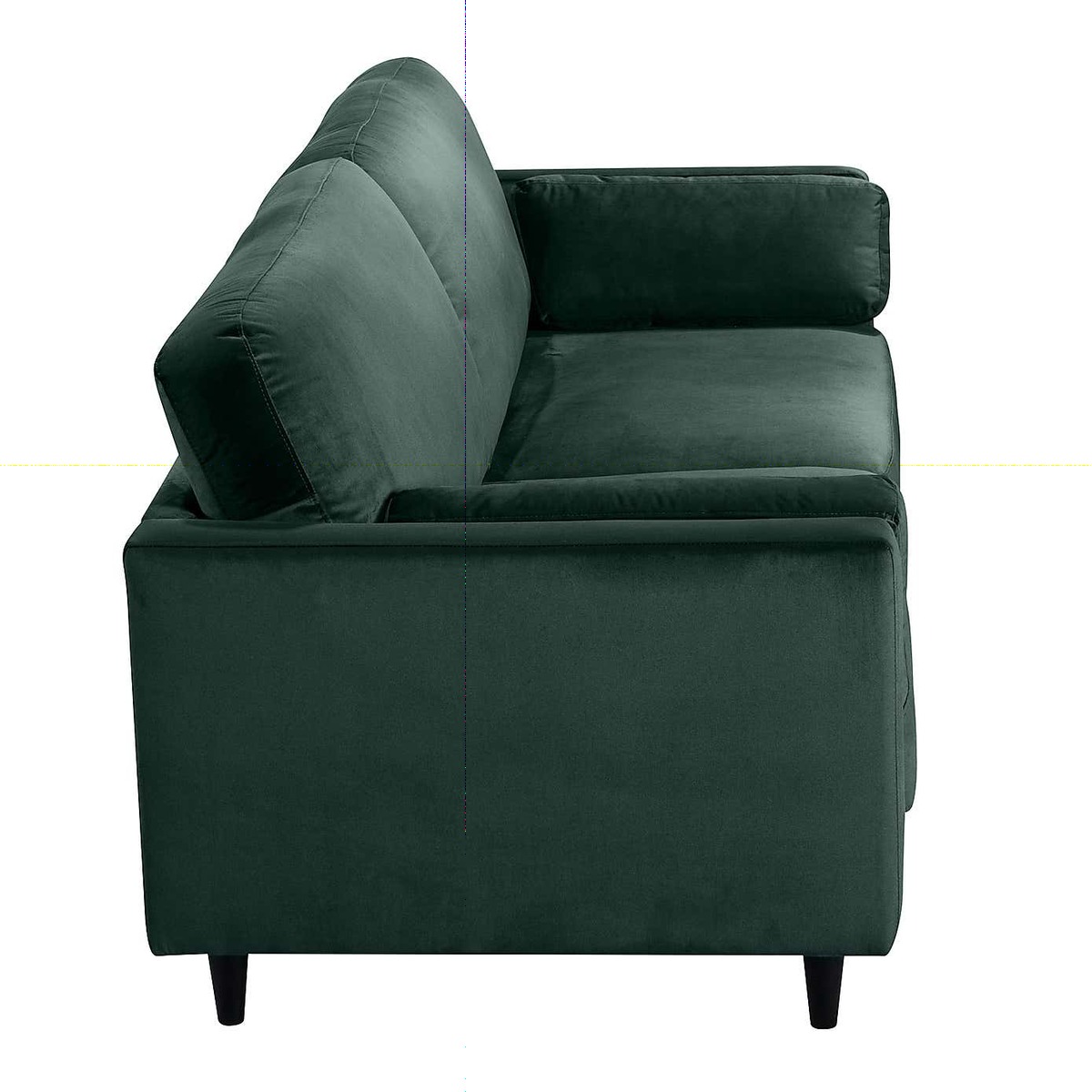 Sheldon Velvet 3 Seater Sofa Green – image 4