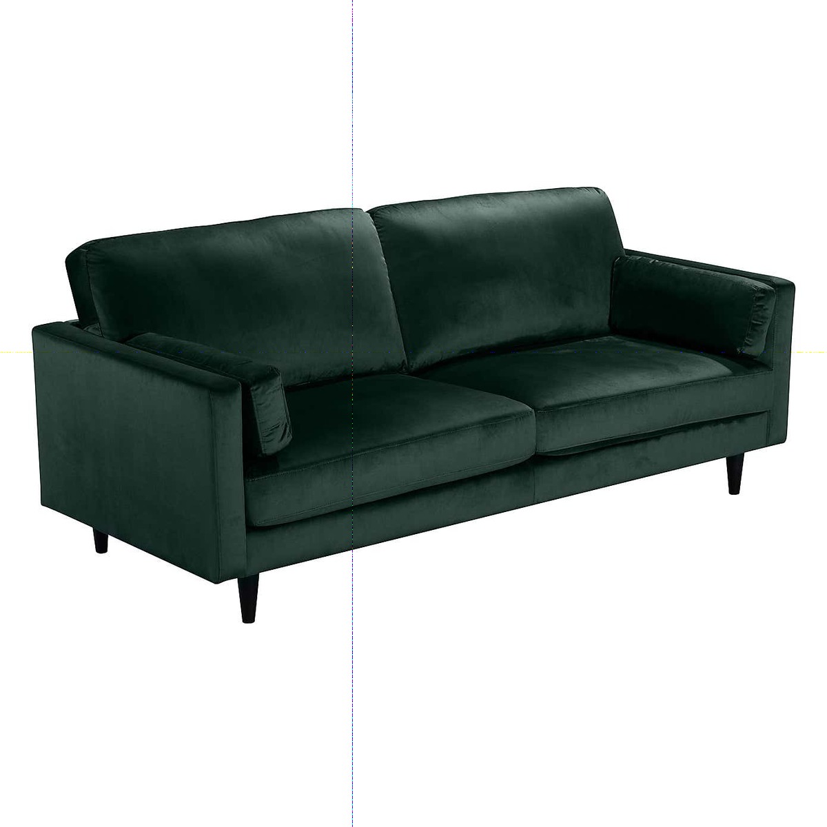 Sheldon Velvet 3 Seater Sofa Green – image 6