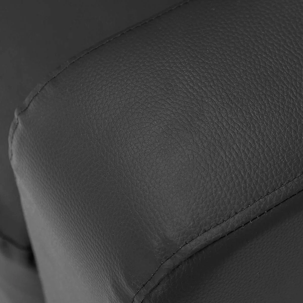 Max 2 Seater Faux Leather Sofa Brown – image 7