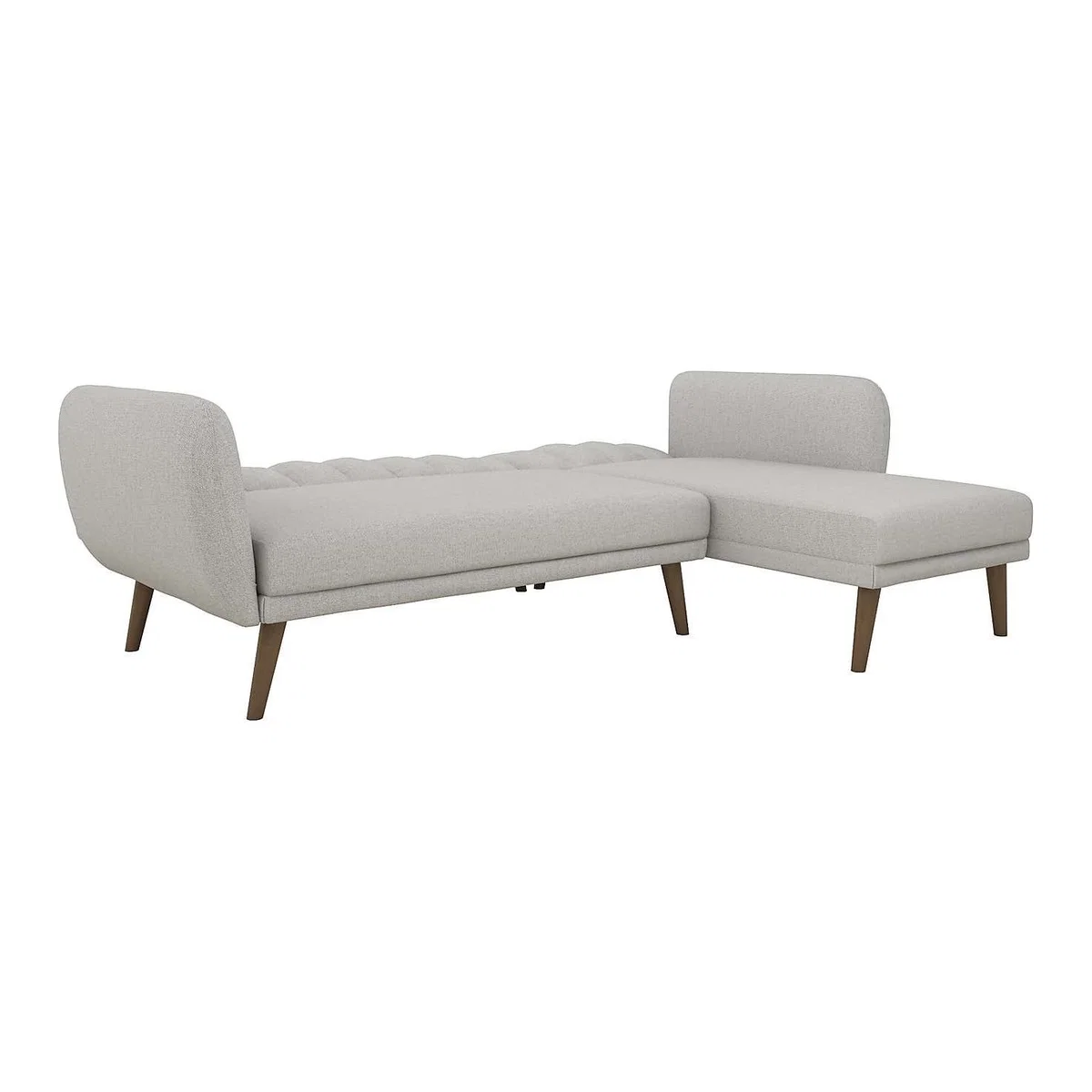 Brittany Linen Corner Sofa Bed Grey – image 2