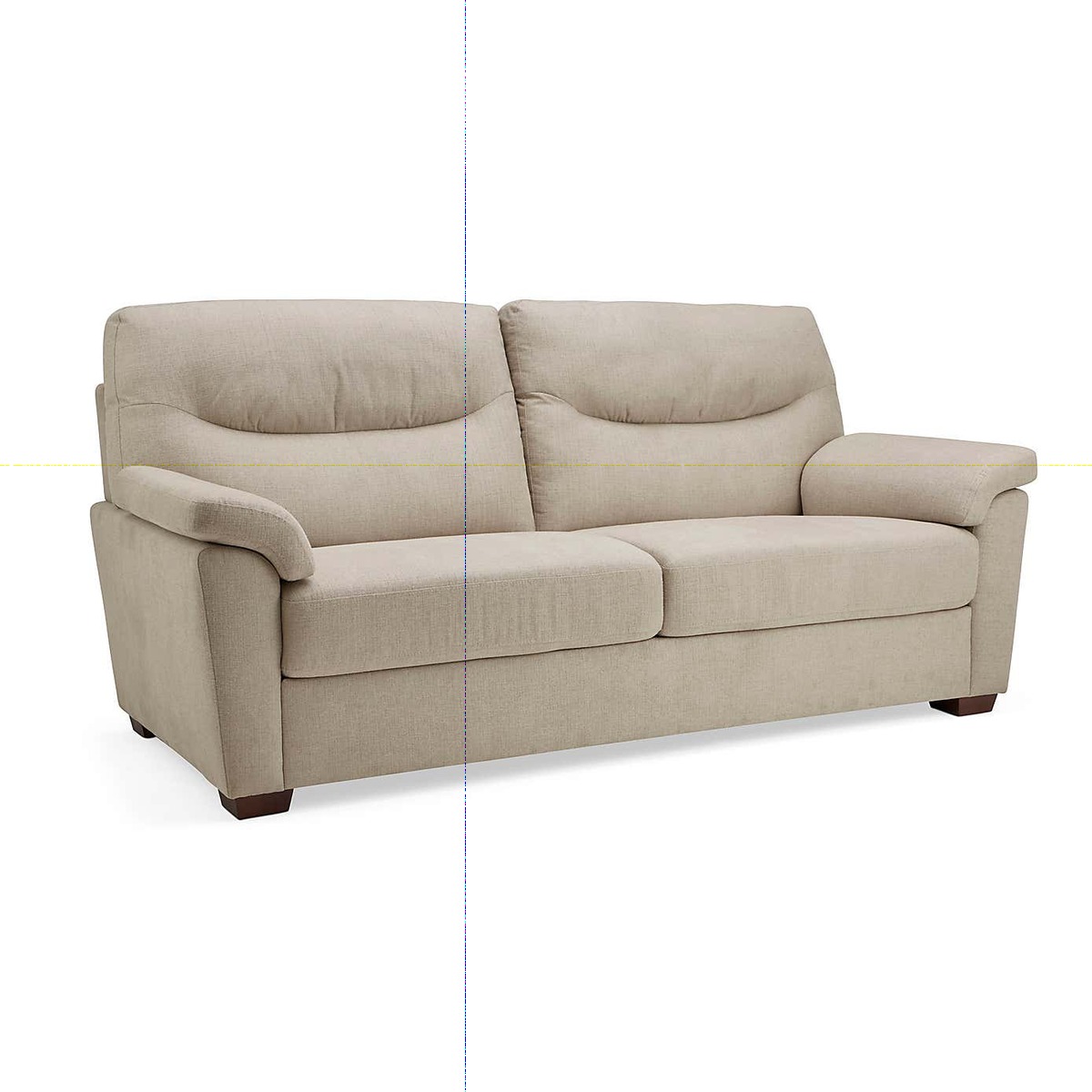 Bedford Fabric 3 Seater Sofa Natural – image 3