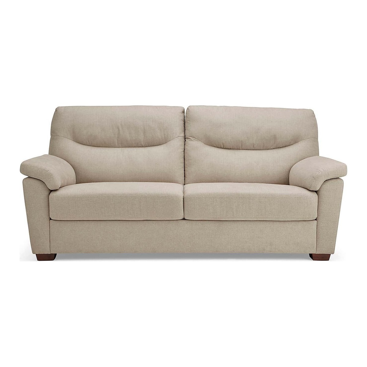 Bedford Fabric 3 Seater Sofa Natural – image 1