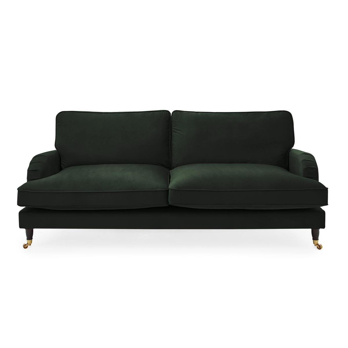 Rupert 4 Seater Velvet Sofa Bottle (Green) – image 8