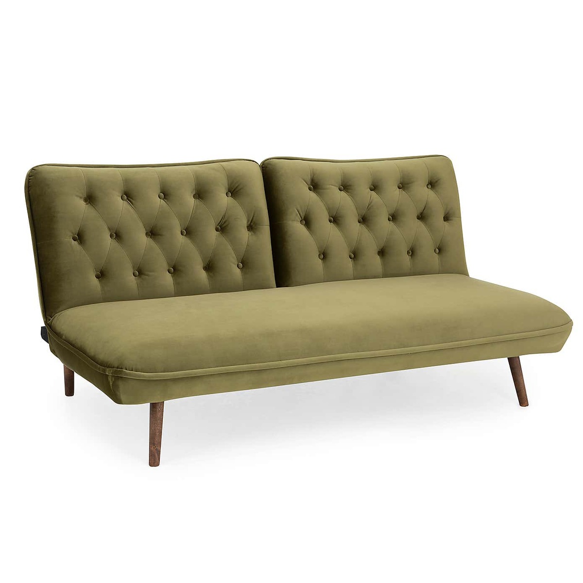 Elodie Velvet Sofa Bed Green – image 5