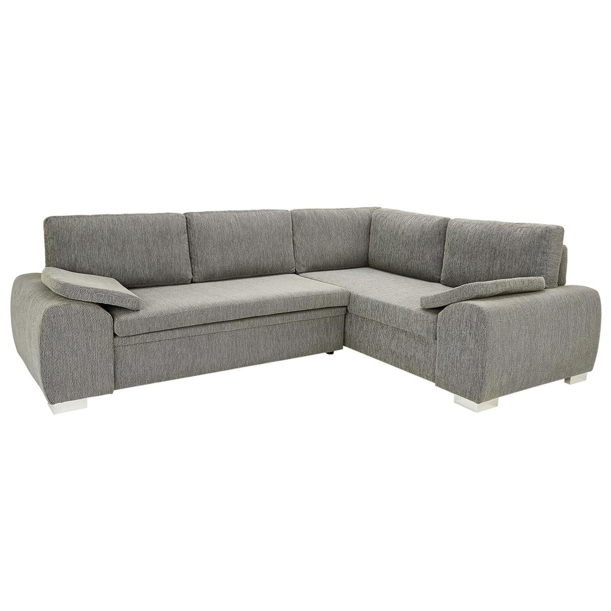 Enzo Corner Fabric Sofa Bed with Storage Grey – image 5