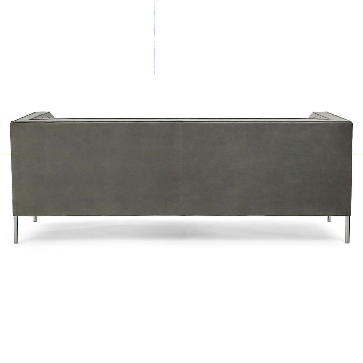 Bellamy Velvet 3 Seater Sofa - Grey Grey – image 3