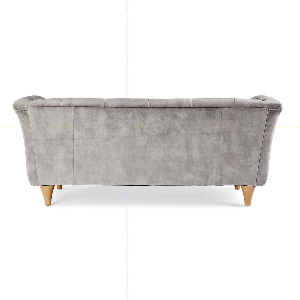 Jaipur Small Sofa Slub Velvet Slub Velvet Cement – image 4