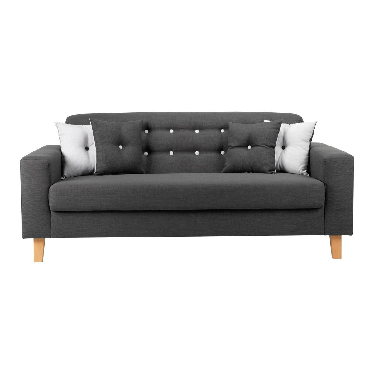 Healy 3 Seater Sofa Grey – image 2
