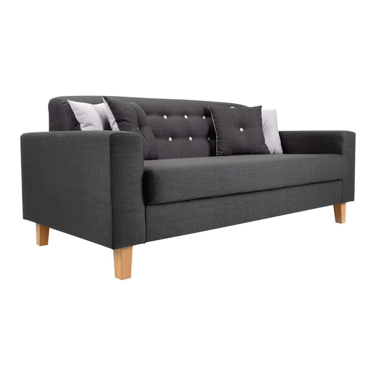 Healy 3 Seater Sofa Grey – image 1