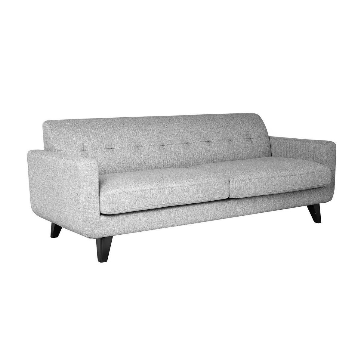 Bexter Grey 3 Seater Sofa Grey – image 1