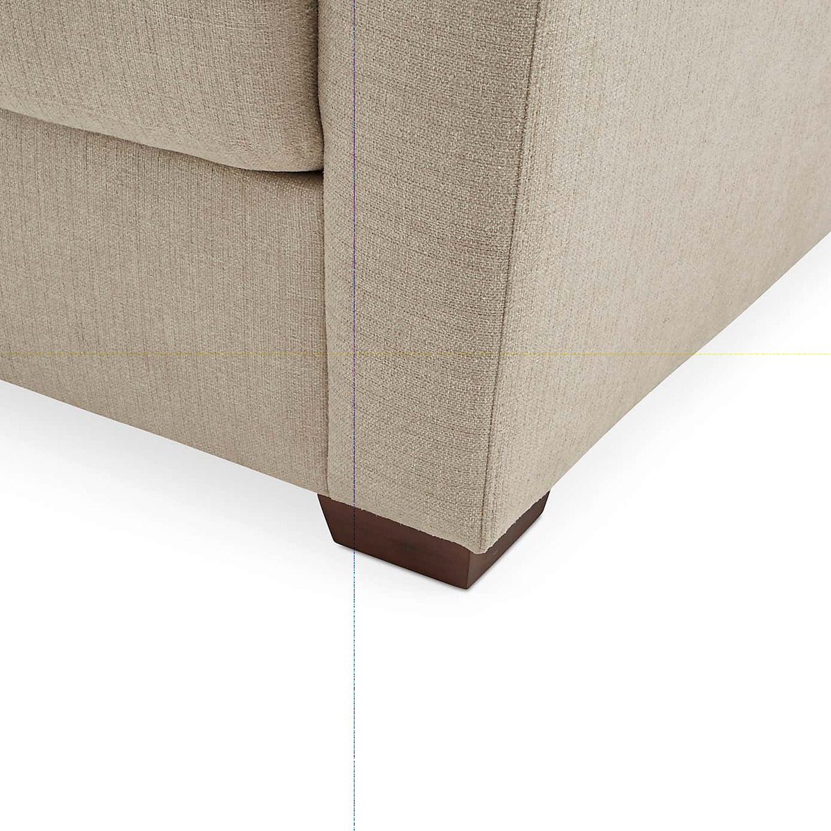 Bedford Fabric 2 Seater Sofa Natural – image 8