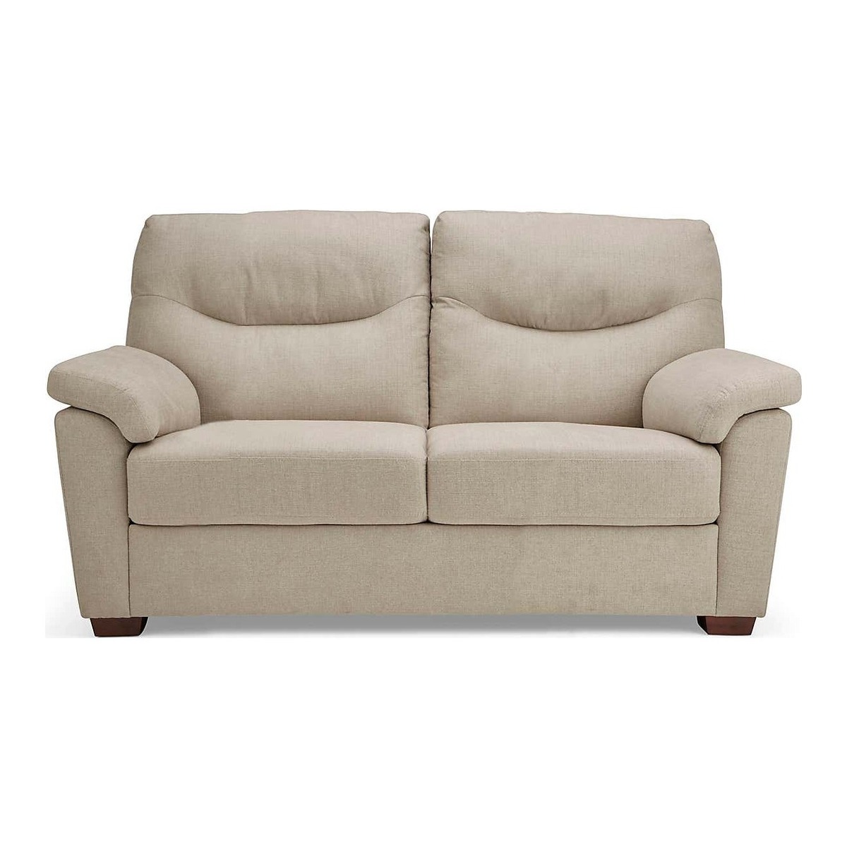 Bedford Fabric 2 Seater Sofa Natural – image 1