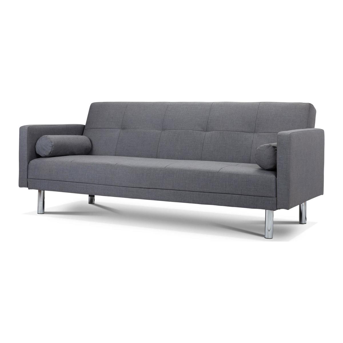 Monroe 3 Seater Sofa Bed Grey – image 1