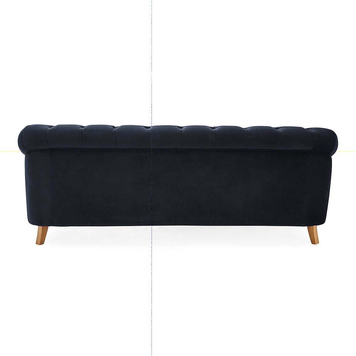 Aubrey Velvet 3 Seater Sofa Blue – image 5
