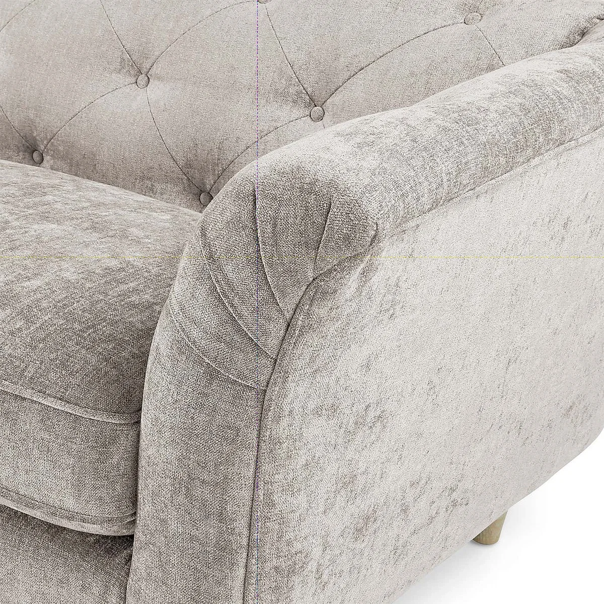 Jaipur Small Sofa Luxury Chenille Premium Chenille Navy – image 6