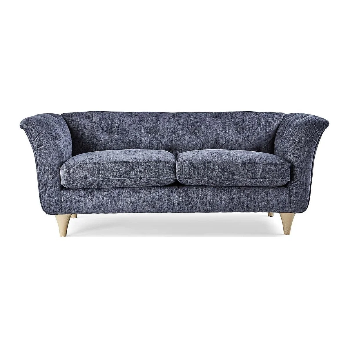 Jaipur Small Sofa Luxury Chenille Premium Chenille Navy – image 1