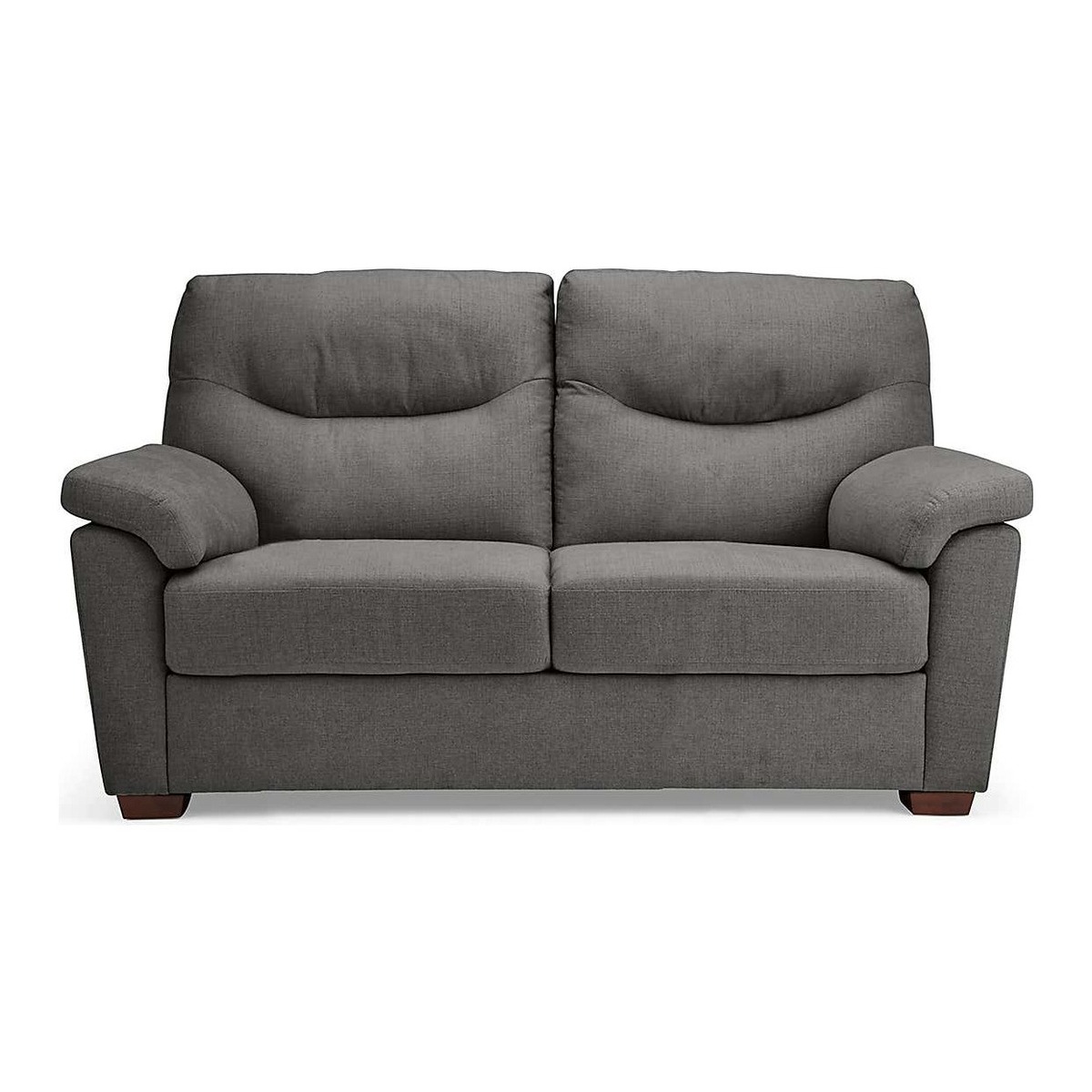 Bedford Fabric 2 Seater Sofa Grey – image 1