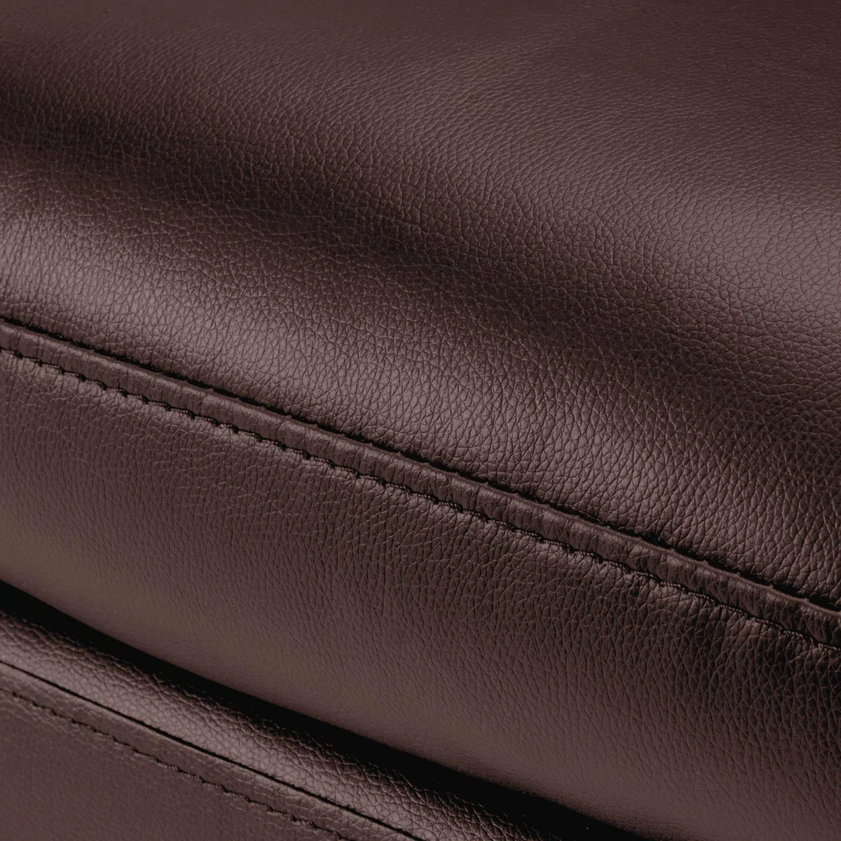 Texas 3 Seater Bonded Leather Sofa Black – image 5